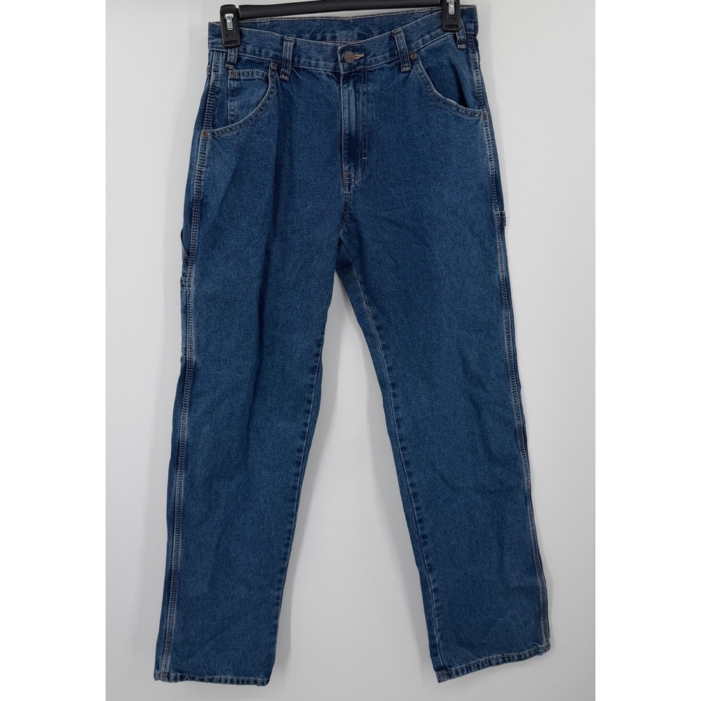 Dickies Mens Relaxed Fit Carpenter Jeans Blue Denim Work Pants 32x34 19294SNB